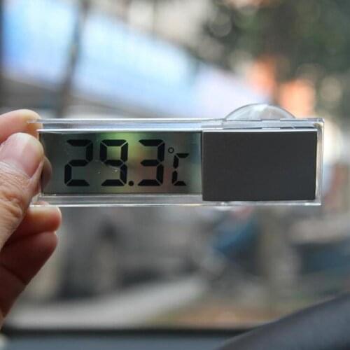 LCD Digital Display Suction Cup Car Home Room Temperature Meter Thermometer car accessories
