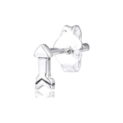 My Arrow Single Stud Earring 2019 Me Collection 925 Sterling Silver Earrings for Women Jewelry Vintage Small Earring for Girls