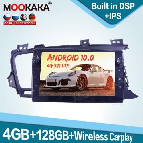 128GB Carplay Android 10.0 Car Multimedia Player for Kia Optima K5 2011-2015 Auto Radio GPS Navigation Audio Stereo Head Unit