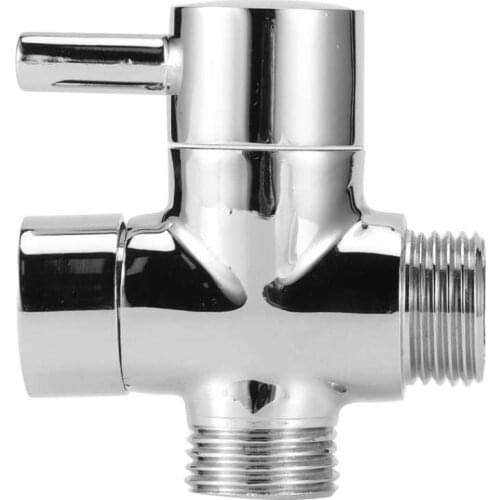 3Way Faucet Diverter Valve Bathroom Shower Parts for Handheld Showerhead Fixed Spray Head