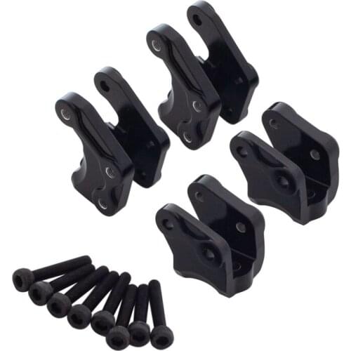 4Pcs Metal Front & Rear Axle Lower Shock Linkage Fixd Mount for AXIAL RBX10 Ryft 1/10 RC Crawler Upgrade Parts