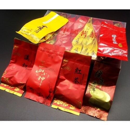 6 kinds of Black Tea 36 bags High quality Chinese Ginseng oolong Green food Tea