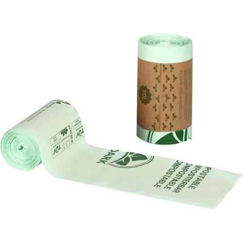 25/50 kitchen compostable bags degradable garbage bags environmental protection biodegradable garbage bags