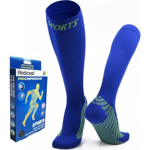 YISHENG Medical Plantar Fasciitis Socks Men Women Compression Stockings Knee High Socks for Varicose Veins