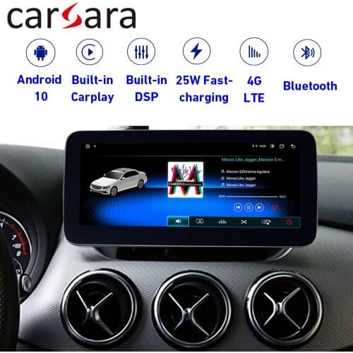 Android 10 4+64G Multimedia Touch Screen for Benz B Class W246 carplay Display upgrade with Radio GPS Navigation built in 4G