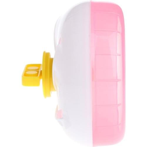 Hamster Mouse Rat Exercise Toys Plastic Silent Running Spinner Wheel Pet Toy Hot L4MF