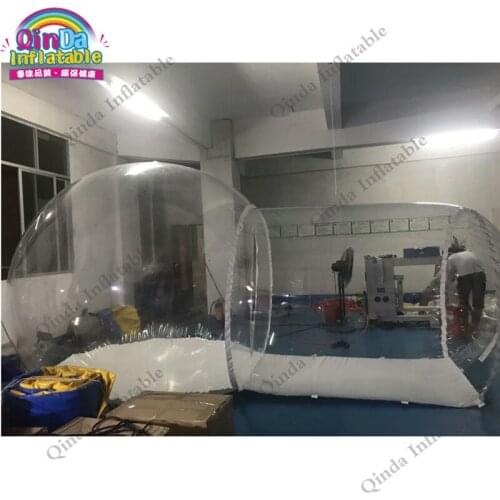 Outdoor camping transparent inflatable bubble tent pvc inflatable dome tent clear tent inflatable