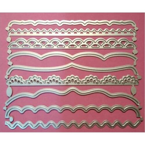 Lace line paper art embossing metal cutting dies scrapbook photo frame Template Stencil Dies DIY Paper Cards
