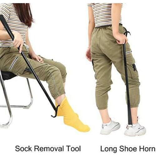 Long Shoe Horn Long Durable Shoe Horn Shoe Horn with Socks and Clothes Suitable for People with Reduced Mobility Dressing Stick