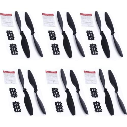 Special offer 12PCS 1045 Propeller 10in Wing CW CCW 10X45 for DJI F450 F550 Drone DIY Quad-copter Props RC Blade Spare