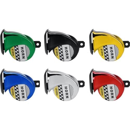 Universal 400db DC 12V Motorcycle Snail Air Horn Siren Super Loud Waterproof Horn Sound Signal For Car Truck Motorbike