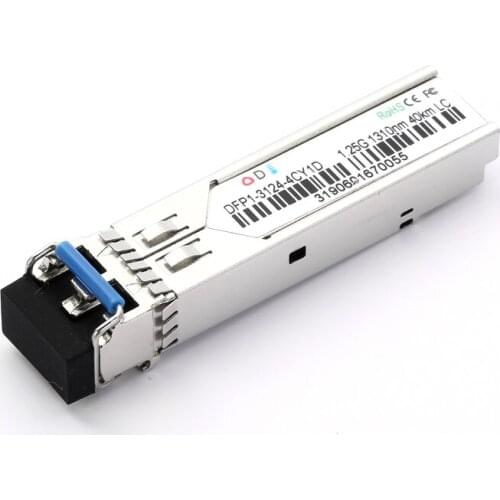 1.25G SFP 1310nm 40KM LC connector Dual Fiber Compact Transceiver