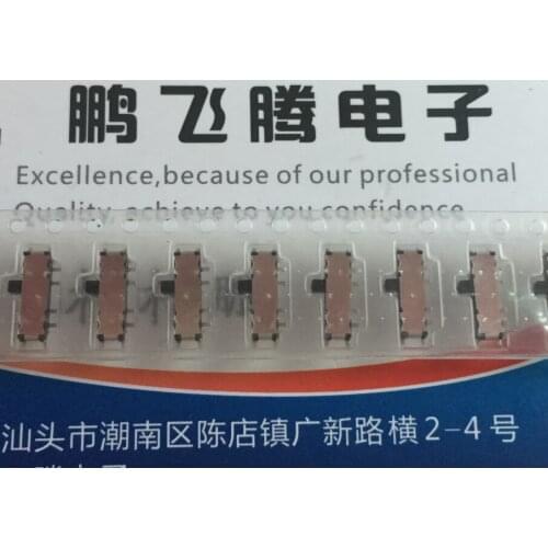 10PCS/lot Original Japanese ALPS SMD 8-foot slide switch SSSS813201 9.7*2*4.2 Stroke push switch