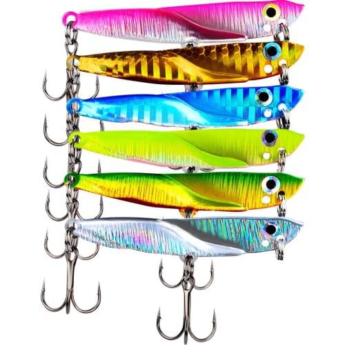 11g 15g 21g Metal VIB Blade Fishing Lure Sinking Vibration Baits Isca Artificial Pesca Vib Bass Trout Pike Winter Fishing Tackle