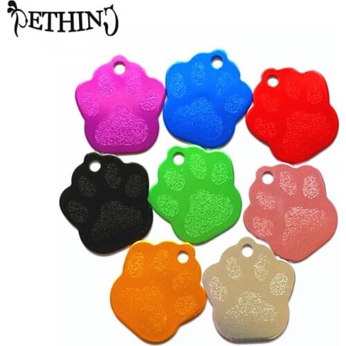 2pcs/Lot Dog Collar Free Personalized Engraving Text Pet Id Tags Dog Tag Dog Identification Customized Name Address Telephone