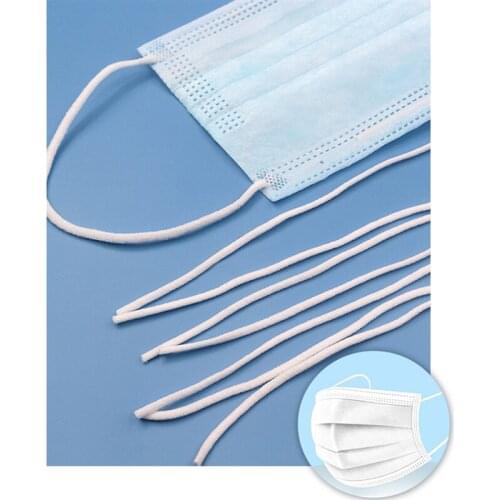 200/300m cover Elastic Rope 3mm Round White Elastic Band cover Oil Core Belt Rope Handmade DIY Clothing Accessories