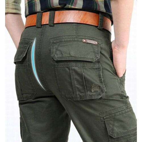 2019 Spring Military Cargo Tactical Pants Cotton Casual Camouflage Trousers Men Pantalon Homme