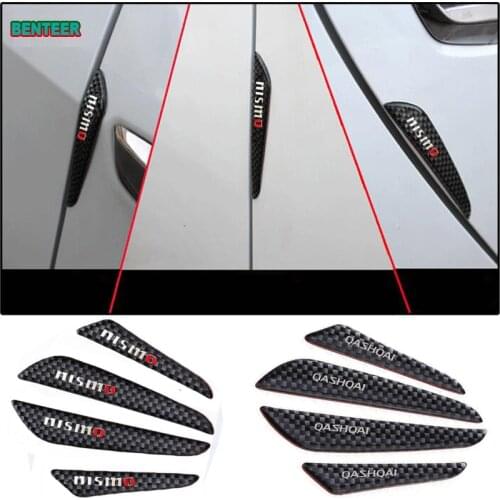 4pcs/lot Car Door Protector Stickers For Nissan JUKE QASHQAI J10 J11 Tiida Sunny MARCH LIVINA TEANA X-TRAI