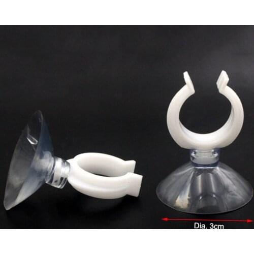 5pcs Aquarium Suction Cup Air Tube Holder Sucker for Fish Tank Pump Oxygen Air Tube Fixing Clip 4/5mm Aquarium Accessories