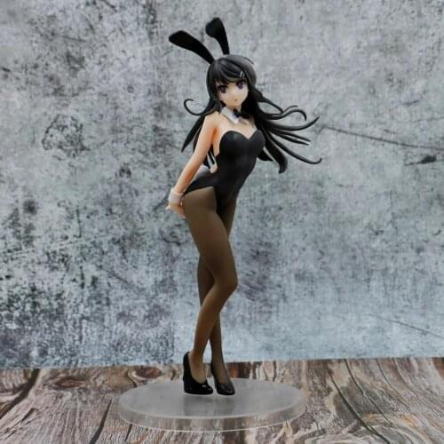 Anime Sexy Girls Figure Seishun Buta Yarou wa Bunny Girl Senpai no Yume wo Minai Sakurajima Mai PVC Figure Model Adult Toys Doll
