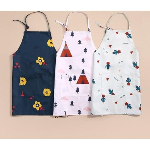 Nordic Cooking Aprons For Men Women Chef Overalls Bib Waterproof Oil-proof Kitchen Apron Household Cleaning Baking Accessories