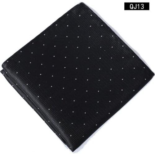 Ikepeibao Hankie Red Black Polka Dot Mens Fashion Navy Pocket Square Hankerchief Wedding Party Handkerchief