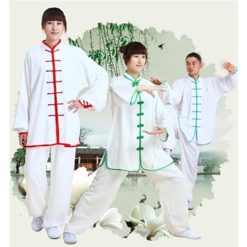 Kung Fu Chinese Suit Tai Chi Clothing Cotton Martial Art Uniform Wushu Taiji Outdoor Walking Morning Sprots Taijiquan Sets