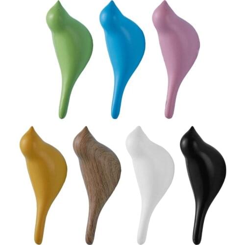 Creative Resin Bird Coat Hooks Towel Hanger Wall Mounted for Bedroom Shop