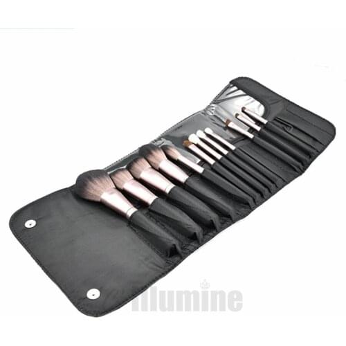 12pcs set Make Up Brushes kit Micro Crystal Silk Make-up Brush Lilac Soft Set Make-up Tool