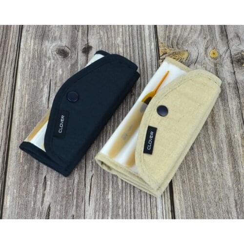 Japanese 7pcs/set Clover Crochet Hook Set Knitting Needles NO,0/2/4/6/8/10/12