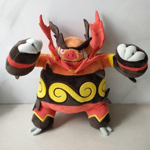 Authentic Pokemon Emboar Plush Toy Stuffed Dolls 37cm Limited Edition Collectible Gifts