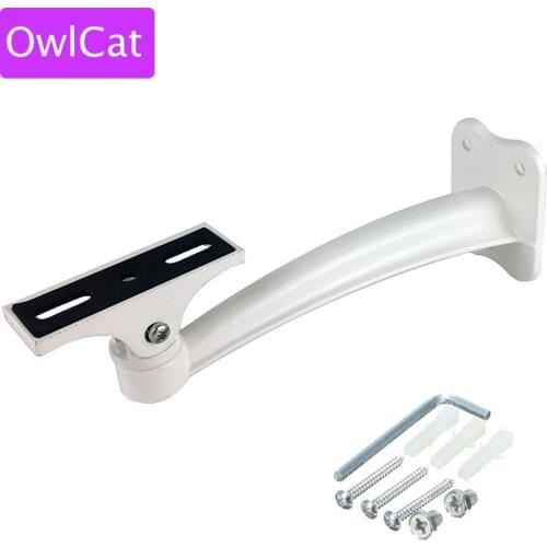 OwlCat CCTV Bracket for Video Surveillance Security Cameras Bracket Adjustable Wall Ceiling Mount Stand