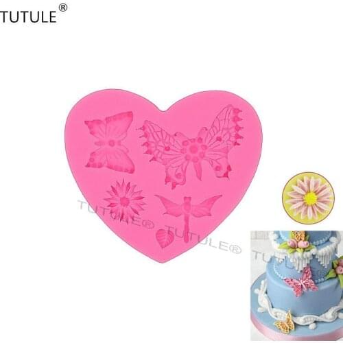 Gadgets Butterfly silicone mould, flexible mold, for polymer clay & epoxy resin Chrysanthemum Cabochon Flexible Silicone Mold