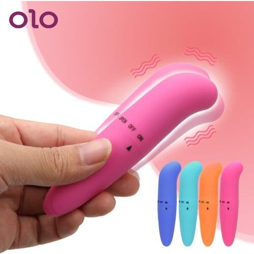 OLO Bullet Vibrator Migic Wand G-spot Massage Vagina Clitoris Stimulator Sex Toys for Women Female Masturbation Colorful