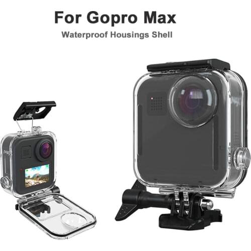 For GoPro Max 20m Waterproof Housings Shell Protective Cover Box For Go Pro 360 Panoramic Action Camera Dive Case Accessories