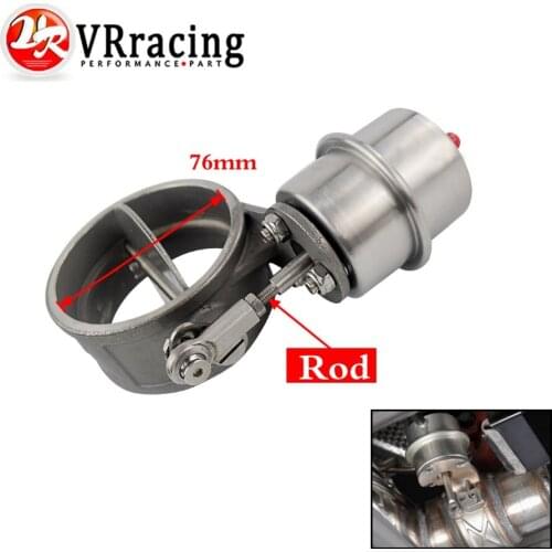VR - Exhaust Control Valve With Vacuum Actuator Cutout 3" 76mm Pipe OPEN Style with ROD VR-ECV04-RP