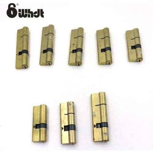 WHDT High Sercurity Door Lock Cylinder Brass 70-110mm Lock Cylinder AB Lock Core Anti-Theft Gate Door Lock With 7 Keys