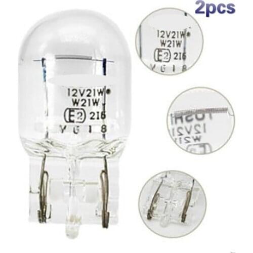 2pcs for VW Golf 6 Honda Accord Toyota Levin Corolla rear taillight T20 lamp WY21W brake steering bulb