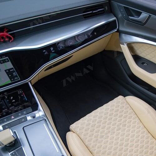 ZWNAV LCD Android Car Instrument Dashboard Display For Audi A6 A4 A4L S4 RS4 A5 S5 RS5 Q7 2015-2020 copilot display Multimedia