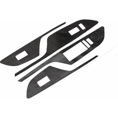 2016 models used for Hyundai Civic 3D carbon fiber Inner door armrests stickers, modified special