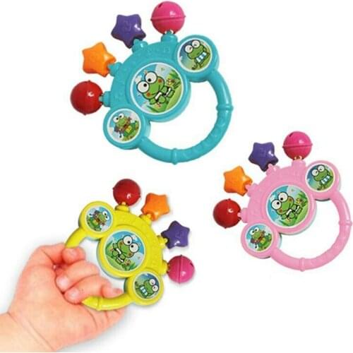 2019 New Cartoon Infant Baby Bell Rattles Newborns Toys Hand Toy For Children Music Kids