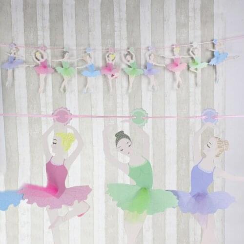 3M Ballet Girls Banner Lovely Garlands Party Event Decoration Supplies
