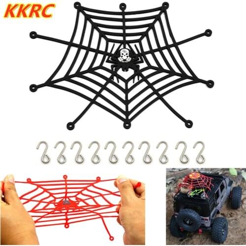 RC Car Luggage Roof Rack Elasticity Net Spider Web For 1/10 Scale RC Rock Crawler Accessory D90 D110 TRX-4 Trx4 Rc Car