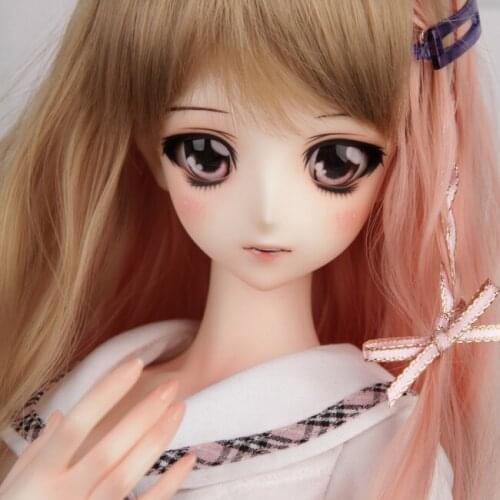 Free shipping ! free makeup&eyes! top quality 1/3 bjd girl doll senior delf Amy sexy girl cute doll toy animation figure female