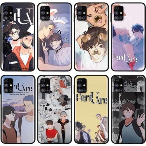Anime cute boy here u For Samsung Note 20 10 8 9 M02 M31 S M60S M40 M30 M21 M20 M10S F62 M01 Ultra Pro Plus Phone Case