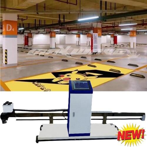 Floor Painting Machine 3d Smart Garage Park Large Automatic Ground Inkjet Printing Graffiti Robot