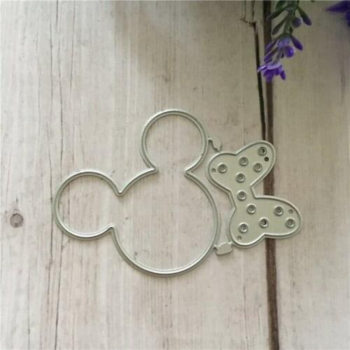 Small Mouse Card metal cutting dies mold decoration Scrapbook paper craft knife mould blade punch stencils dies
