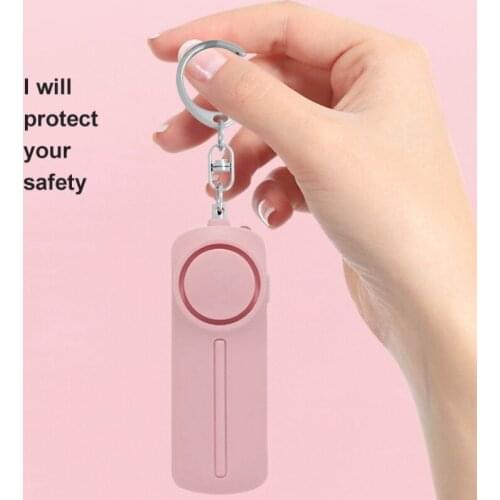 Portable Key Chain For Women Self Defense Alarm Anti-Wolf Pull Point Backpack Pendant Personal Alarm Siren Ring Pull 130dB