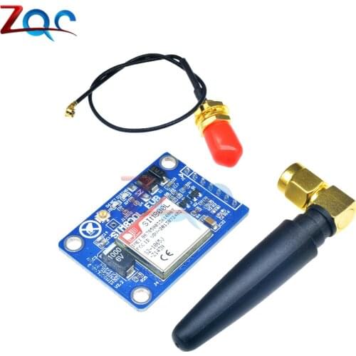 SIM800L V2.0 5V Wireless GSM GPRS MODULE Quad-Band SIM Board Quad band With Antenna Cable Cap for Arduino