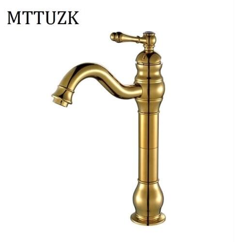 Vidric Bathroom faucet oil bubed Copper for hot and cold water tap Sink faucet single handle single hole washing basin faucet